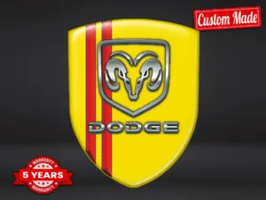 Dodge Logosticker Business Sportlich Stern Minimalistisch